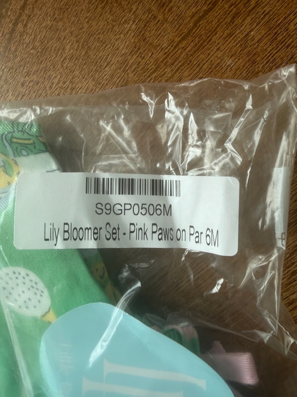 Little English - Lily Bloom Mint Green Golf Cart Print Bloomer - 6M - Picture 4 of 4